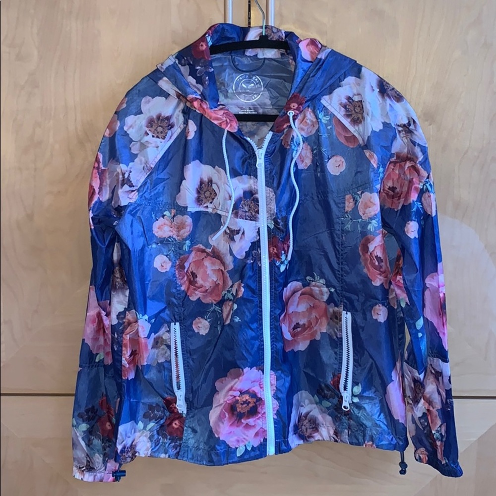 American Eagle Floral Windbreaker